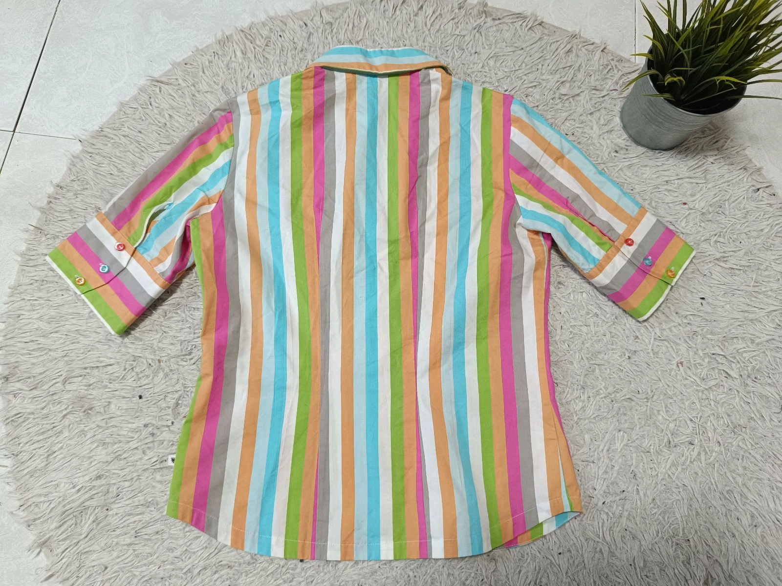 Carameldas hemd 🍭 gestreept 36 / gestreept dameshemd – photo 9